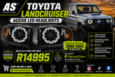 TOYOTA LANDCRUISER 79 2008-2023 AUSSIE LED HEADLIGHTS