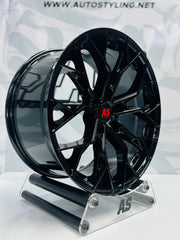 19” AS-F982754 ( 5x120 BMW ) BLACK pre fitted set DISCOUNTED