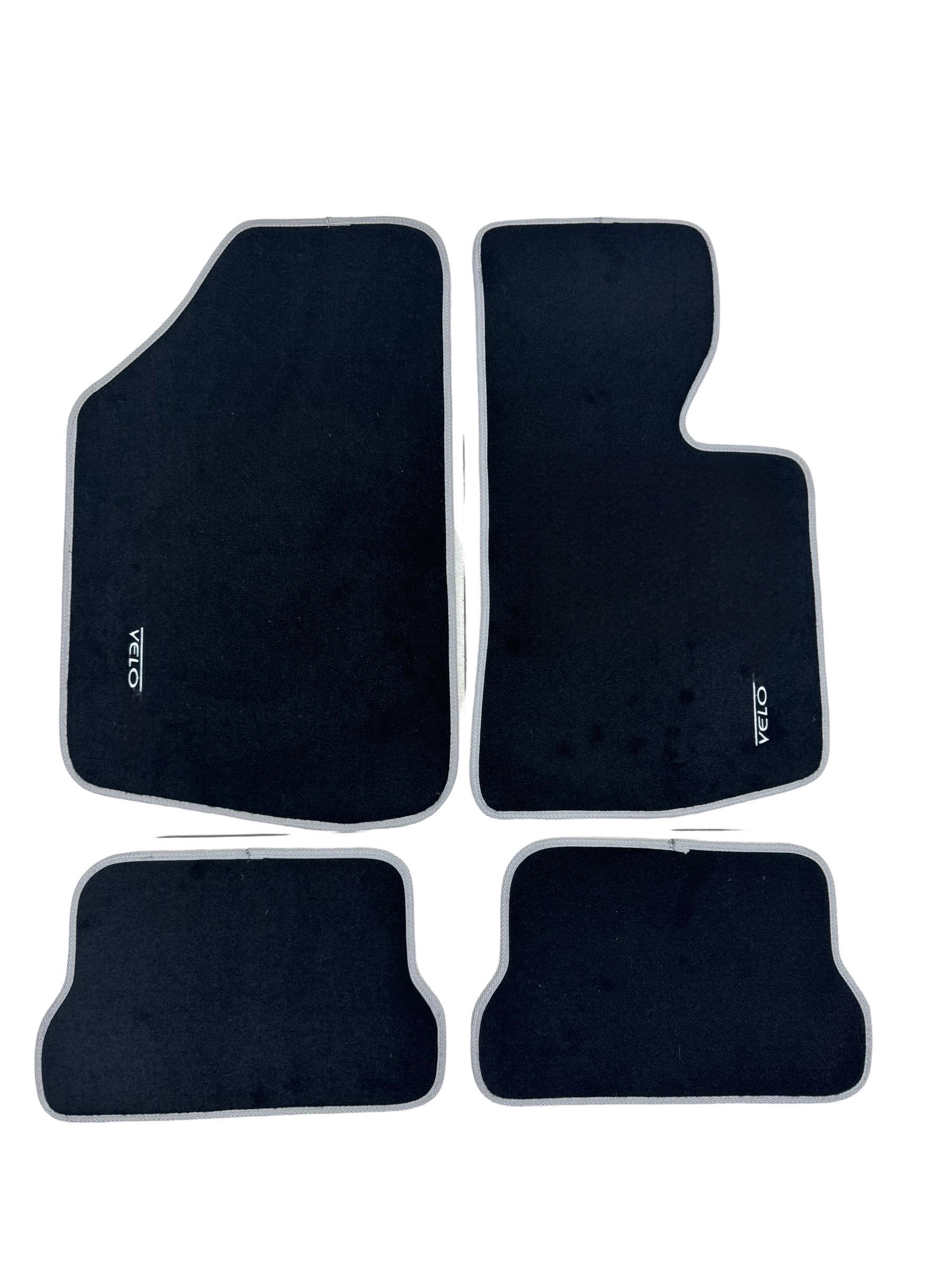 MK1 GOLF VELO- CITI CARPET SET BLK WITH GREY TRIM ( 4PCE ) - Autostyling Klerksdorp