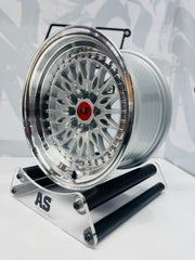 15” AS-7162 SILVER  4/100 4/108 wheels
