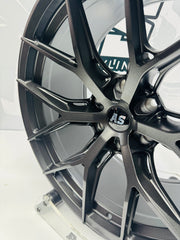 20” CONCAVO SERIES 875 SATIN GREY BAKKIE RIMS 6/139 PCD