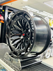 20” CONCAVO SERIES BT600 MATT BLACK BAKKIE RIMS 6/139 PCD