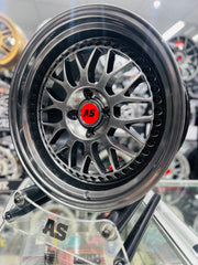17” AS-XX 4x100 GUNMETAL WIDES ALL ROUND