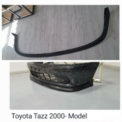 Toyota tazz 2000 up 3pce sti style plastic front spoiler
