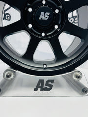 17” AS-XPF020 4x4 rims 6/139 PCD MATT BLACK