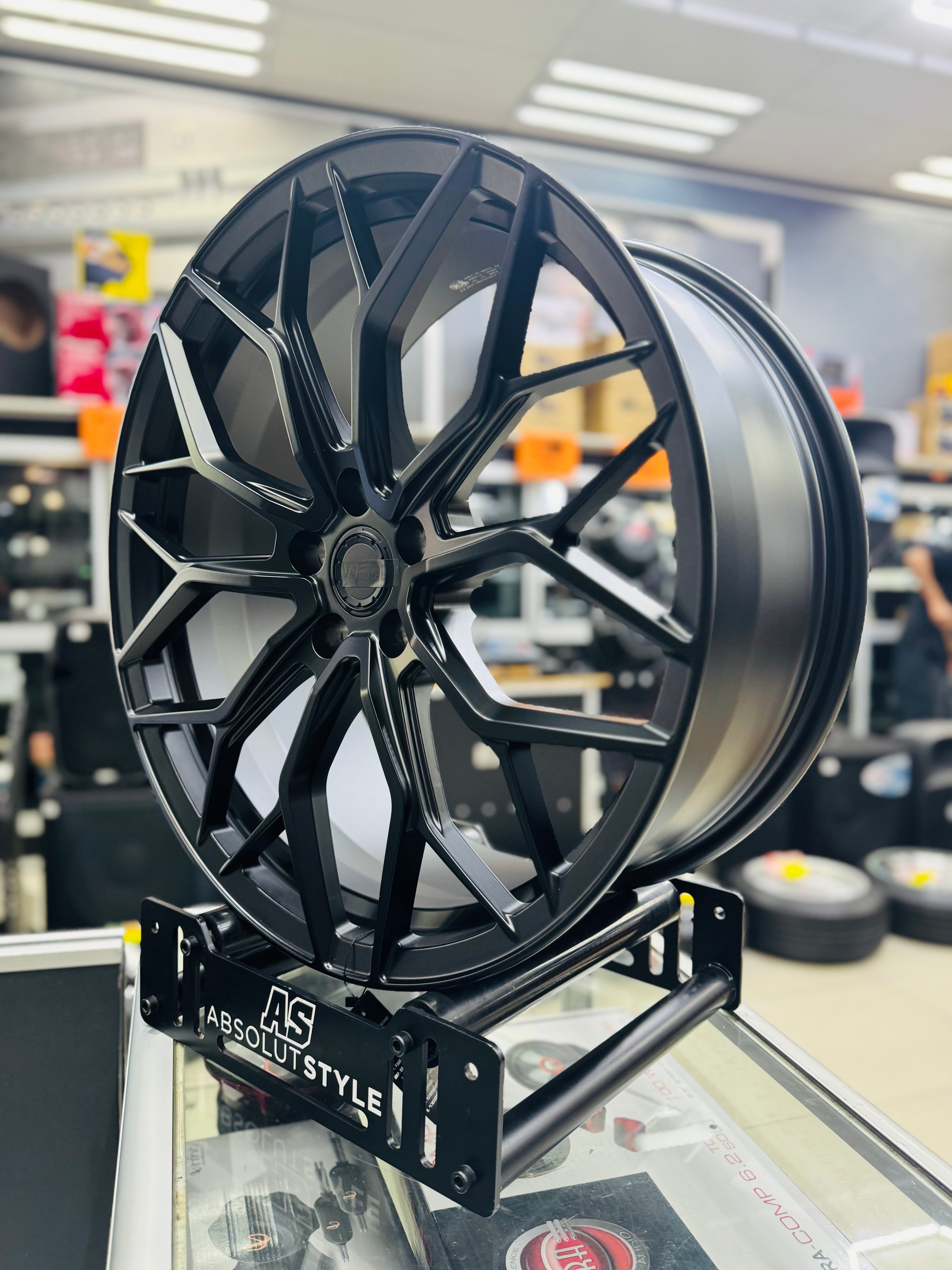 20” JETOUR 5x108 PCD RIMS MATT BLACK FORGED - Autostyling Klerksdorp