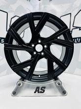 17” AS- BERGAMO 5/100 MATT BLACK RIMS