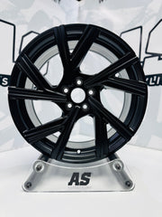 17” AS- BERGAMO 5/100 MATT BLACK RIMS