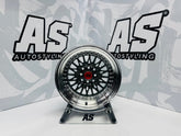 15” AS- M7579 4/100 4/114 gunmetal grey wheels