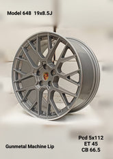 19” AS-PORSH 5x112 MATT GUNMETAL wheels