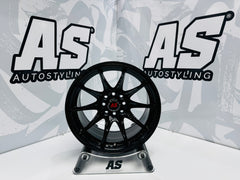 15” AS XXR - M7550 4x100 4x108 GLOSS BLACK