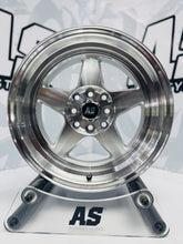 15” AS- APEX 4x100 & 4x114 MACHINE SILVER