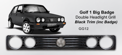 MK1 DOUBLE LIGHT GRILL + BADGE - Autostyling Klerksdorp
