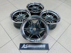 15” AS-RSI TWINSPOKES WITH DISH GUNMETAL