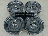 15 ” AS - 100 SPOKE WIRE WHEEL FITS ALL CARS