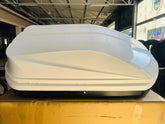 ROOF BOX 500L ABS PLASTIC WHITE TOP
