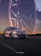 19” AS-KKR 5X112 & 5x120 SATIN BLACK