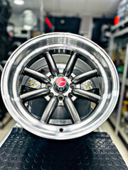 15” AS-WATA 8j 4/100 4/114 GREY RIMS