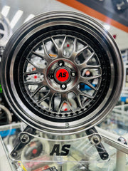 17” AS-XX 4x100 GUNMETAL WIDES ALL ROUND