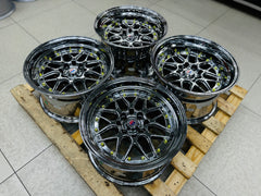 15'' AS-YKW 5039 BLACK CHROME 4/100 4/114