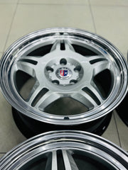 18 ” E36 M3 MOTORSPORT GERMAN SPEC FORGED RIMS SILVER NARROW WIDES WITH HIGH POLISH MIRROR LIPS - Autostyling Klerksdorp