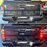 VLAND Full LED Tail Lights For Ford Ranger (T6) 2012-2022 BLACK