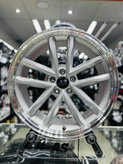 17” AS- HIGHLINE DISHED 5/100 SILVER RIMS
