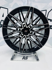 20” CONCAVO SERIES 876 BLACK MACHINE FACE BAKKIE RIMS 6/139 PCD