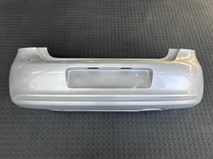 OEM preowned POLO 6R REAR BUMPER silver