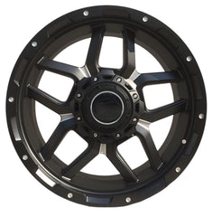 20” AS-F32JT198 6/139 BLACK BAKKIE RIMS