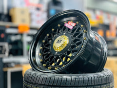 15” AS-P/MESH 4/100 4/114 FULL BLACK