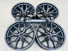 20” CONCAVO 05 SATIN GREY BAKKIE RIMS 6/139 PCD