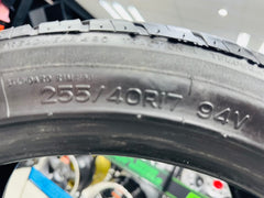 255/40/17 NANKANG NS2 TYRE ( used ) 80 % life 6.5mm tread