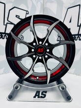 15” M8959 4x100 4x114 Machine black red - Autostyling Klerksdorp