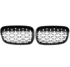 BMW F20/21 1series FACELIFT MILLION STAR KIDNEY GRILLS SILVER DIAMOND