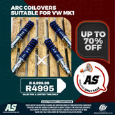 ARC COILOVERS SUITABLE FOR VW MK1 - Autostyling Klerksdorp