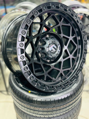 17” AS-DX055 4x4 rims 6/139 9J et0