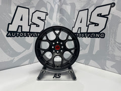 15” AS- 7553 4/100 4/114 gunmetal wheels