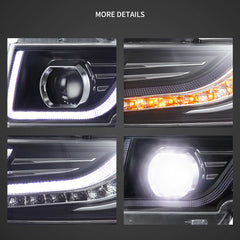 VLAND TOYOTA FJ CRUISER 2007-2015 LED HEADLIGHT WITH GRILL