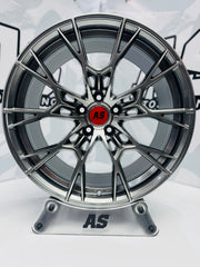 19” AS-F33XL6002 FLOWFORMED WHEELS ( 5x112 MERC & AUDI ) GUNMETAL