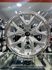 17” AS- POLO CROSS CANYON DISHED 5/100 SILVER RIMS - Autostyling Klerksdorp
