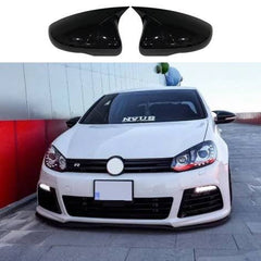 VW GOLF MK 6 M4 / BATMAN MIRROR COVERS GLOSS BLACK