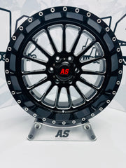20” AS-F992021 6/139 BLACK BAKKIE RIMS