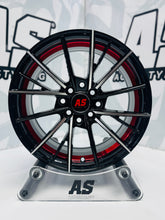 15” M8960 4x100 4x114 Machine black red - Autostyling Klerksdorp