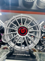 17 ” AS-SUPERTURISMO 5/100 5/114 & multi pcd SILVER