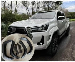Toyota Hilux gd6 ROUGE GR WIDE Style Fender Flares Arches (Fits 2021+ model Hilux)