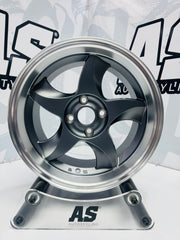 15” AS-RXI BLADES DISHED MATT GUNMETAL