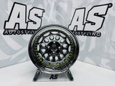 15” AS- 5704 BLACK CHROME 4/100