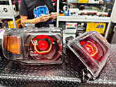 TOYOTA LANDCRUISER 79 2008-2023 ANGRY EYE LED HEADLIGHTS with Color control app on your phone