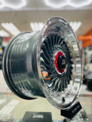 15” AS-SUPERFIN 5x100 & 5x114 gunmetal WHEELS